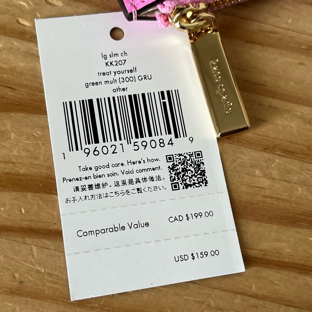 Kate Spade Bubble gum large slim card holder🎈🎈 - Picture 5 of 10